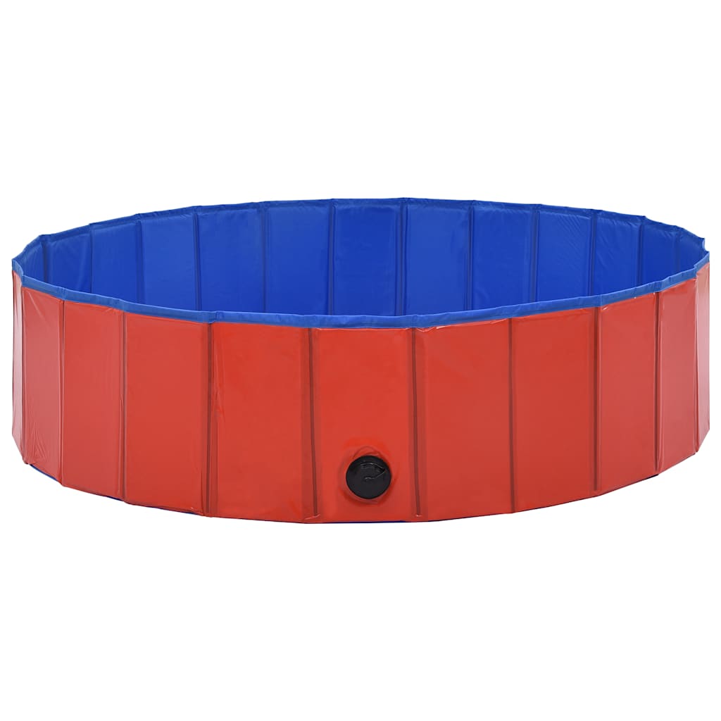 Hondenzwembad inklapbaar 120x30 cm PVC rood is nu te koop bij PeponiXL, paradijselijk wonen!