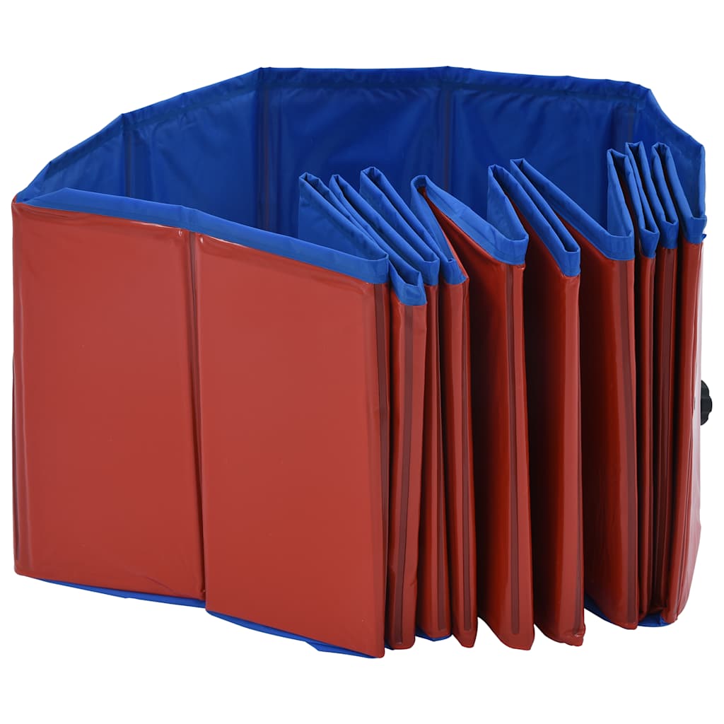 Hondenzwembad inklapbaar 120x30 cm PVC rood is nu te koop bij PeponiXL, paradijselijk wonen!