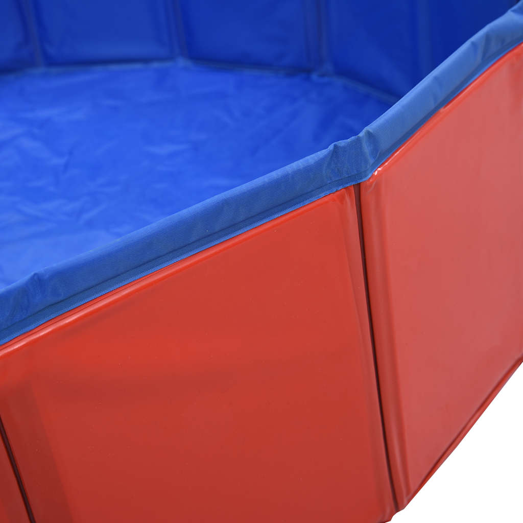 Hondenzwembad inklapbaar 120x30 cm PVC rood is nu te koop bij PeponiXL, paradijselijk wonen!