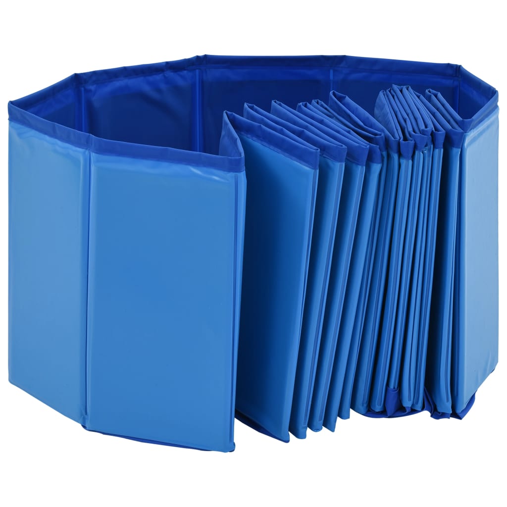 Hondenzwembad inklapbaar 160x30 cm PVC blauw is nu te koop bij PeponiXL, paradijselijk wonen!