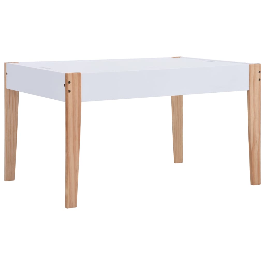 3-delige Kindertafel- en stoelenset krijtbord zwart en wit is nu te koop bij PeponiXL, paradijselijk wonen!