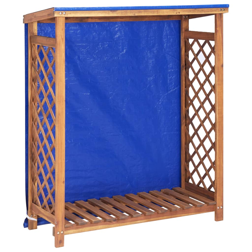 Haardhoutopslag 105x38x115 cm massief acaciahout is nu te koop bij PeponiXL, paradijselijk wonen!
