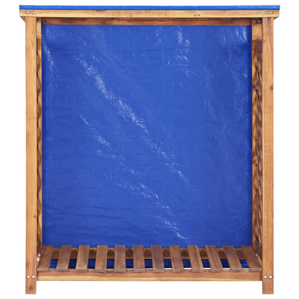 Haardhoutopslag 105x38x115 cm massief acaciahout is nu te koop bij PeponiXL, paradijselijk wonen!