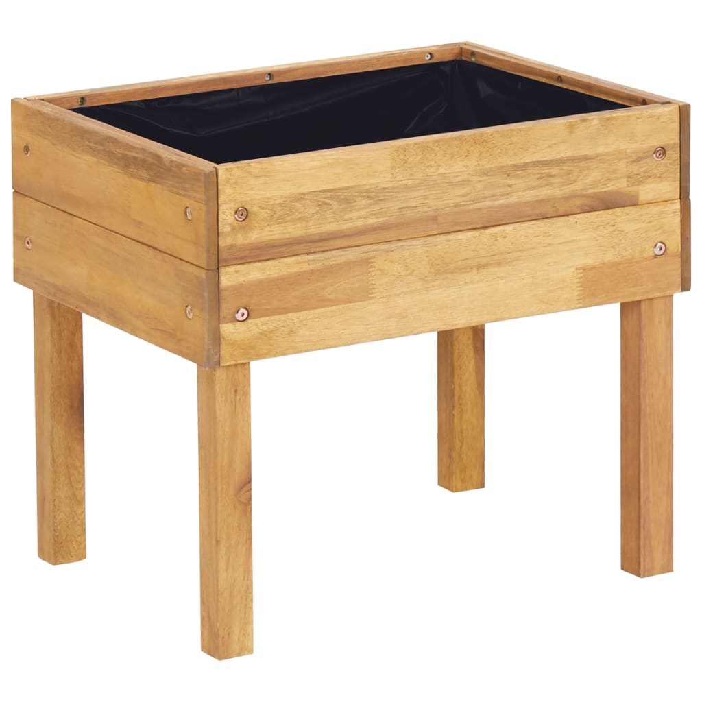 Plantenbak verhoogd 50x40x45 cm massief acaciahout is nu te koop bij PeponiXL, paradijselijk wonen!