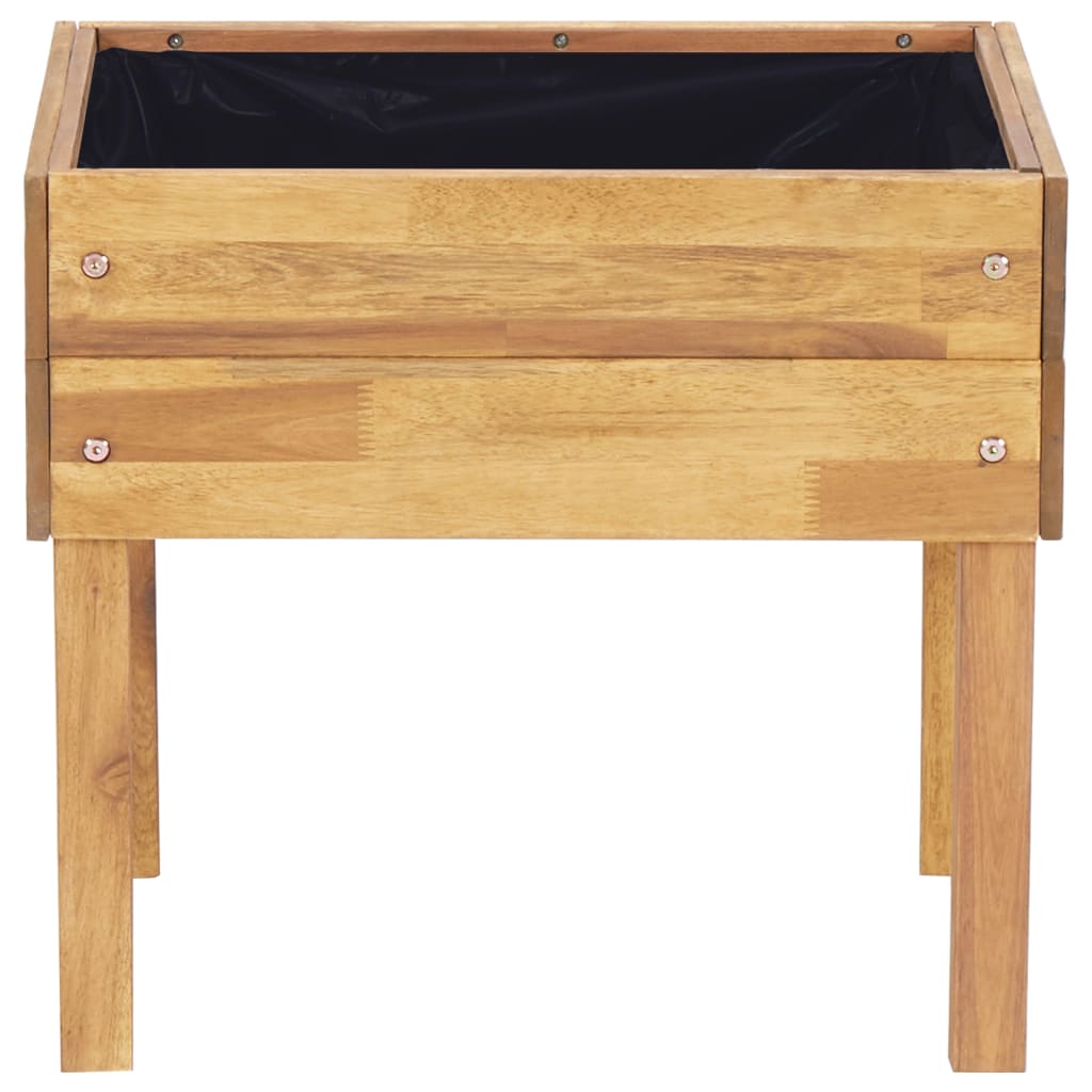 Plantenbak verhoogd 50x40x45 cm massief acaciahout is nu te koop bij PeponiXL, paradijselijk wonen!