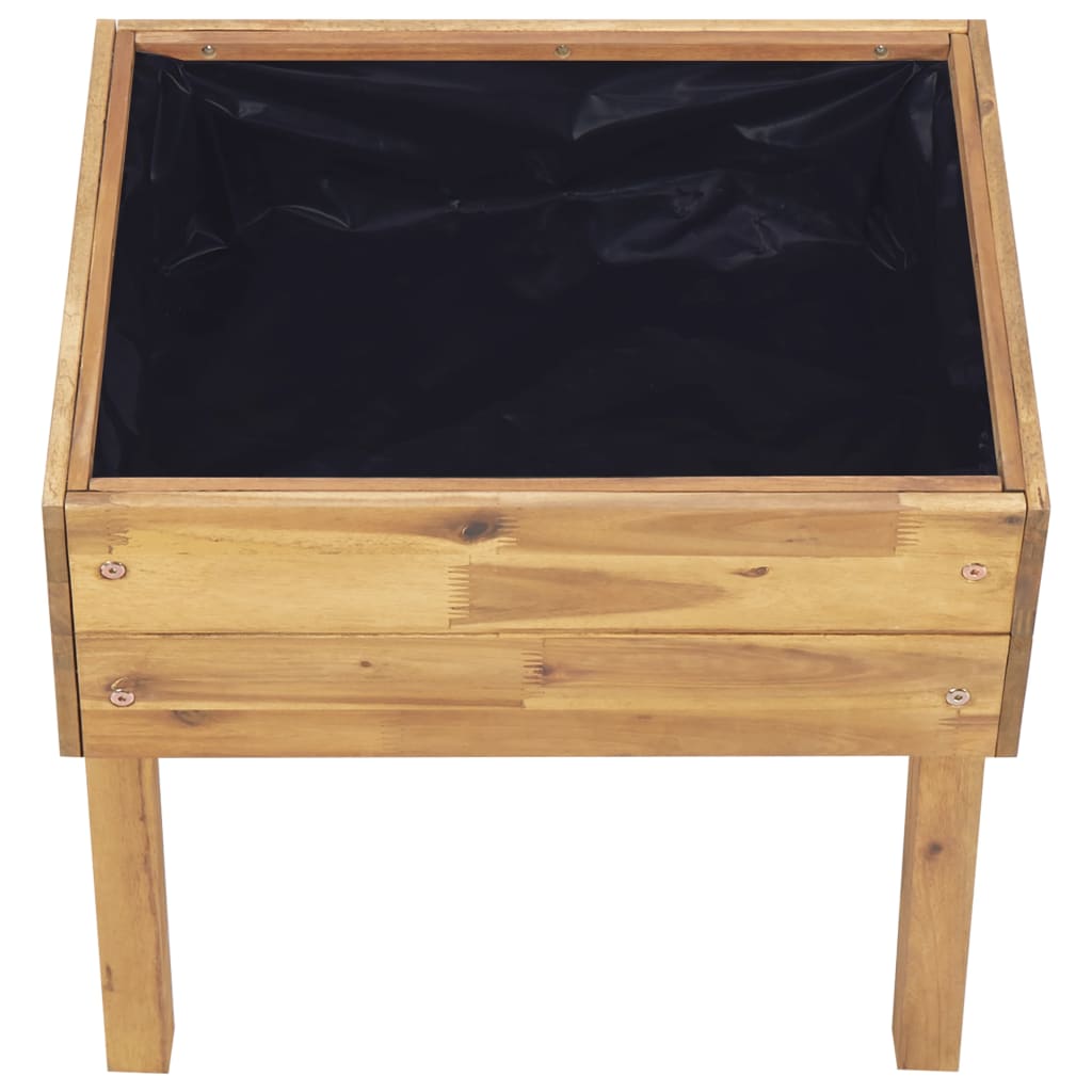 Plantenbak verhoogd 50x40x45 cm massief acaciahout is nu te koop bij PeponiXL, paradijselijk wonen!