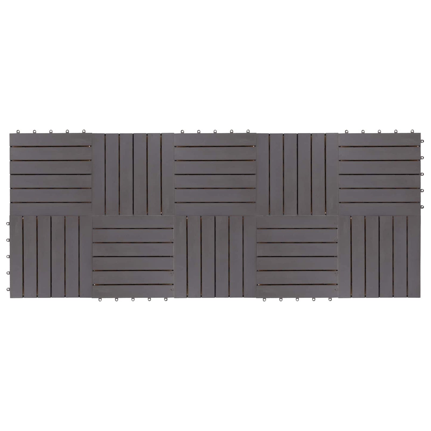 Terras Tegel 10 pcs Grijs 30 x 30 cm Acacia Hardhout is nu te koop bij PeponiXL, paradijselijk wonen!