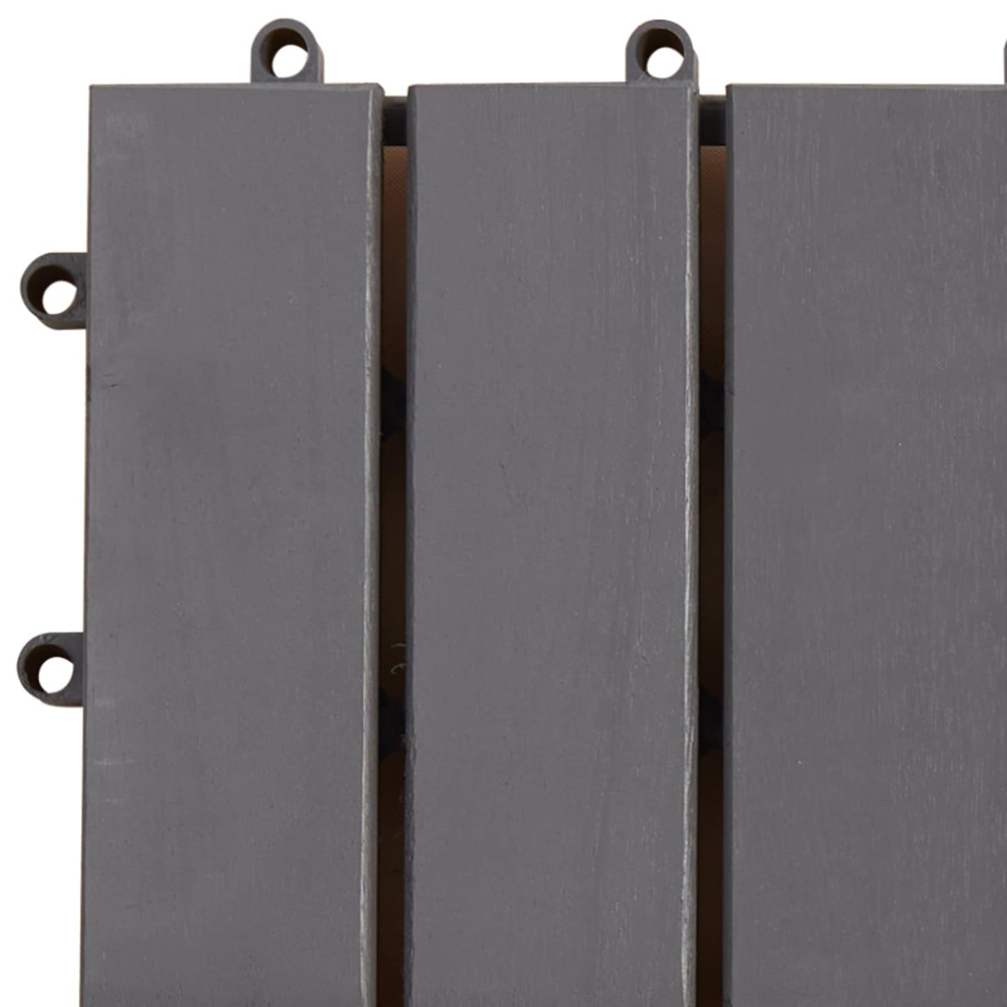 Terras Tegel 10 pcs Grijs 30 x 30 cm Acacia Hardhout is nu te koop bij PeponiXL, paradijselijk wonen!