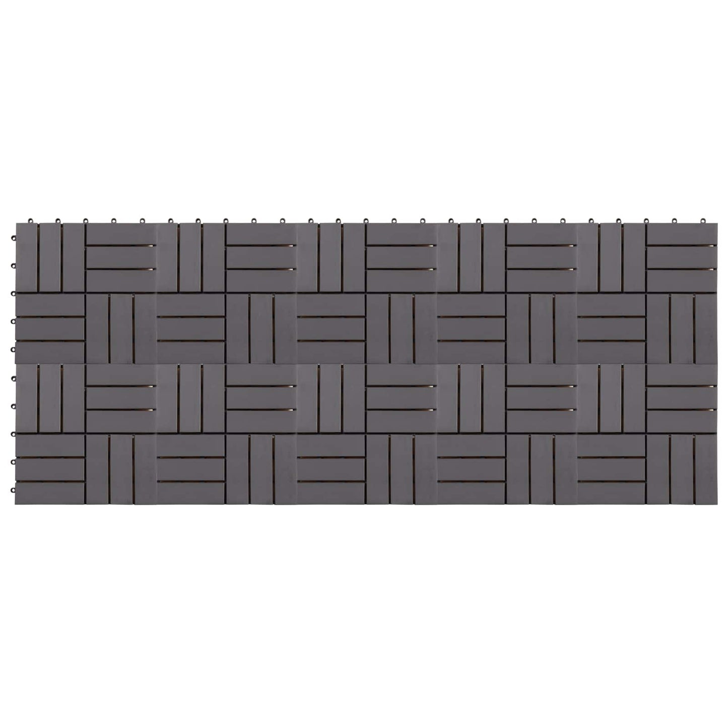 Terras Tegel 10 pcs Grijs 30 x 30 cm Acacia Hardhout is nu te koop bij PeponiXL, paradijselijk wonen!