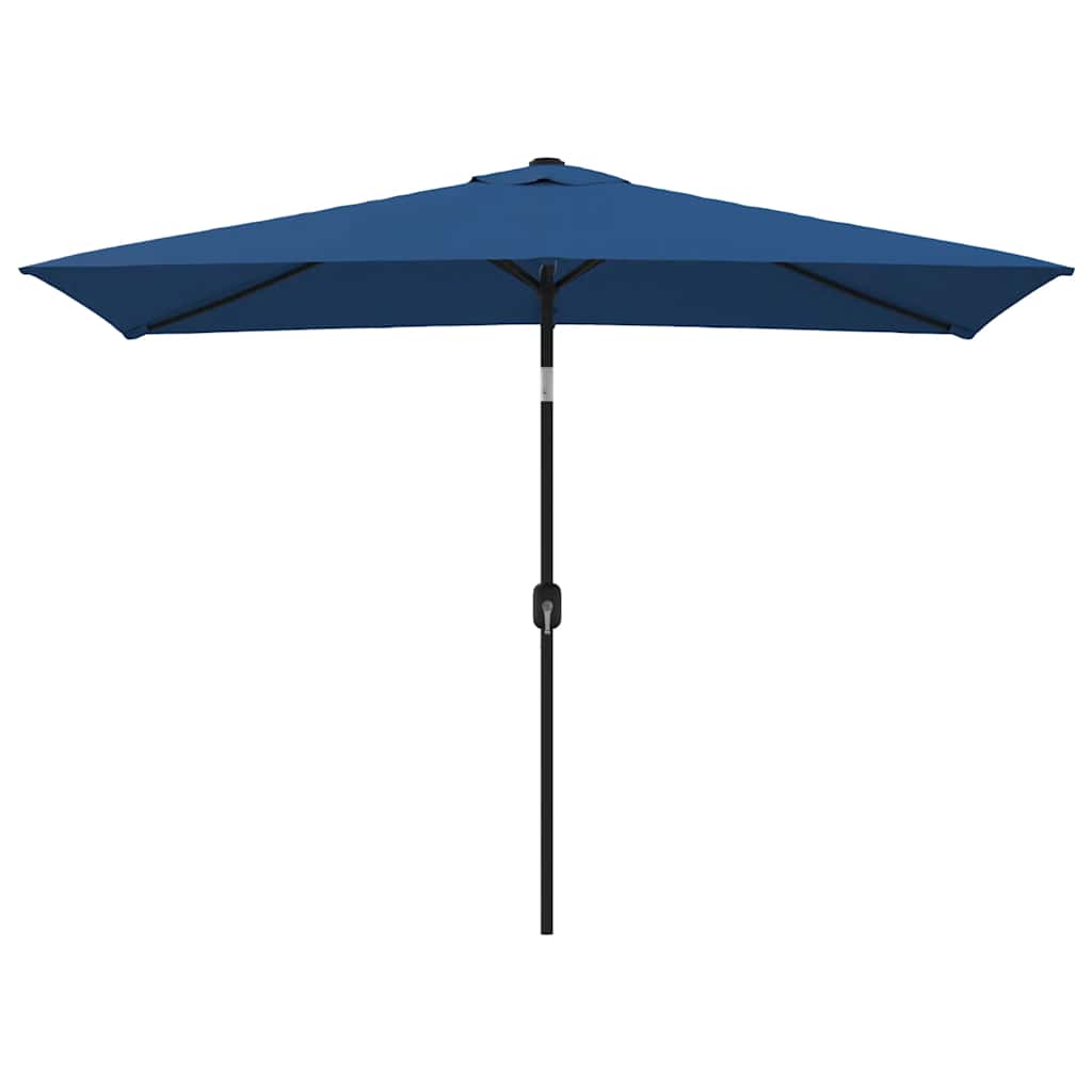 Parasol met metalen paal 300x200 cm azuurblauw is nu te koop bij PeponiXL, paradijselijk wonen!
