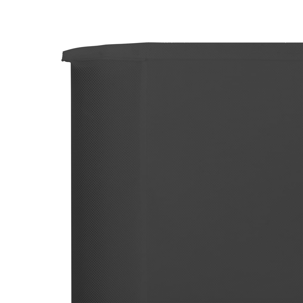 Windscherm 3-panelen 400x160 cm stof antraciet is nu te koop bij PeponiXL, paradijselijk wonen!