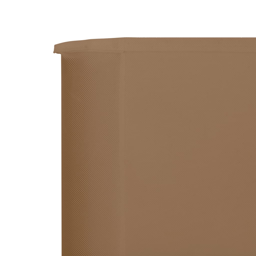 Windscherm 3-panelen 400x160 cm stof taupe is nu te koop bij PeponiXL, paradijselijk wonen!