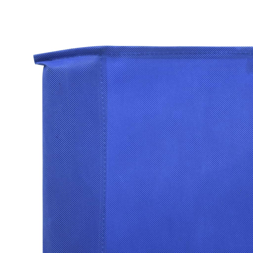 Windscherm 5-panelen 600x120 cm stof azuurblauw is nu te koop bij PeponiXL, paradijselijk wonen!