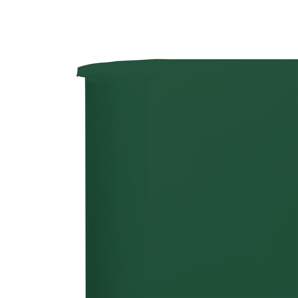Windscherm 9-panelen 1200x120 cm stof groen is nu te koop bij PeponiXL, paradijselijk wonen!