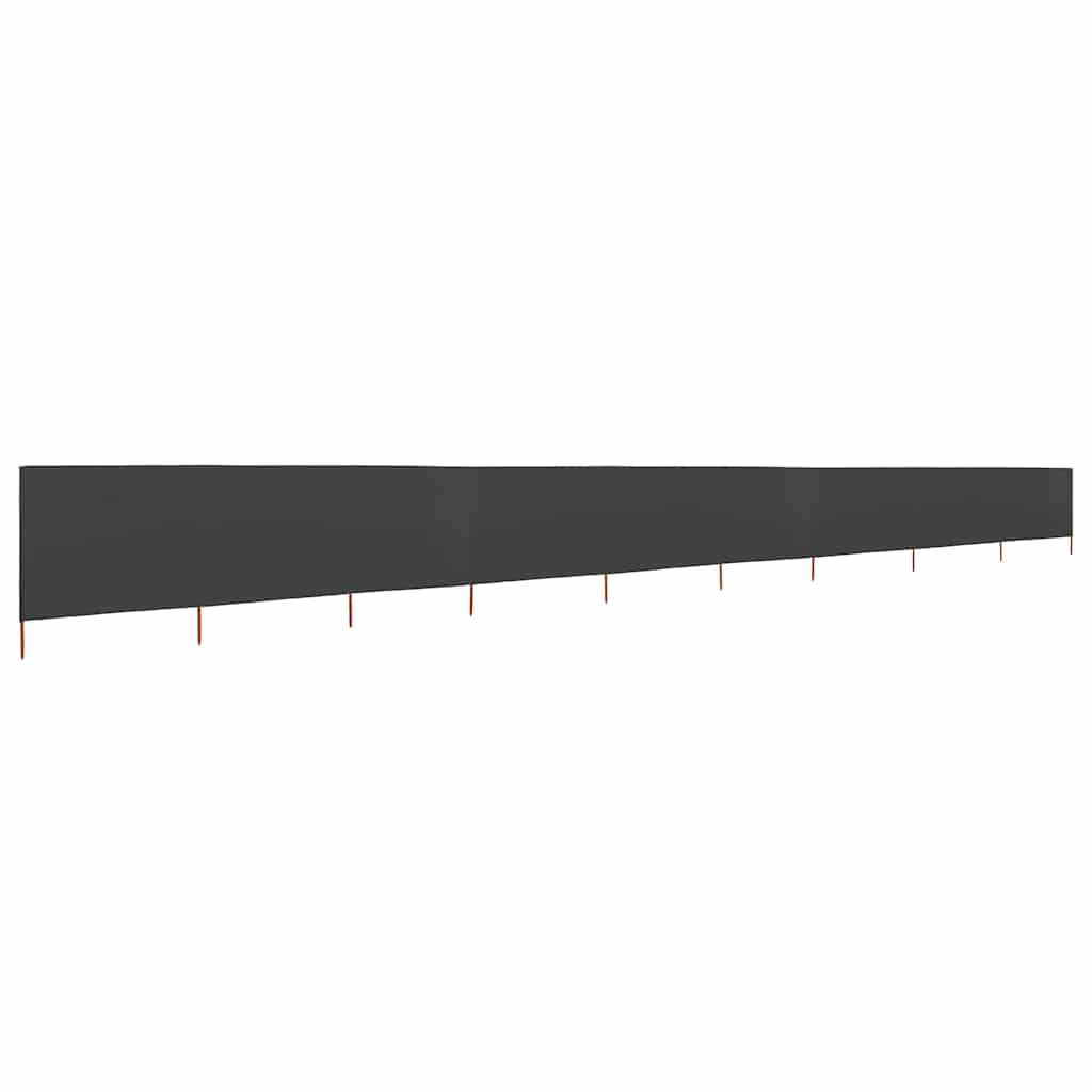 Windscherm 9-panelen 1200x120 cm stof antraciet is nu te koop bij PeponiXL, paradijselijk wonen!