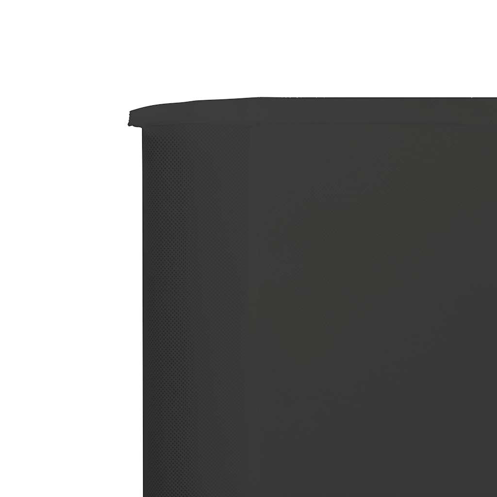 Windscherm 9-panelen 1200x120 cm stof antraciet is nu te koop bij PeponiXL, paradijselijk wonen!