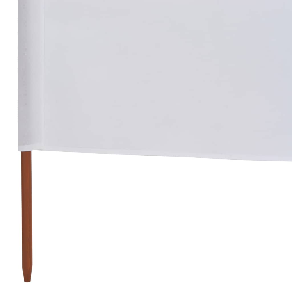Windscherm 9-panelen 1200x160 cm stof zandwit is nu te koop bij PeponiXL, paradijselijk wonen!