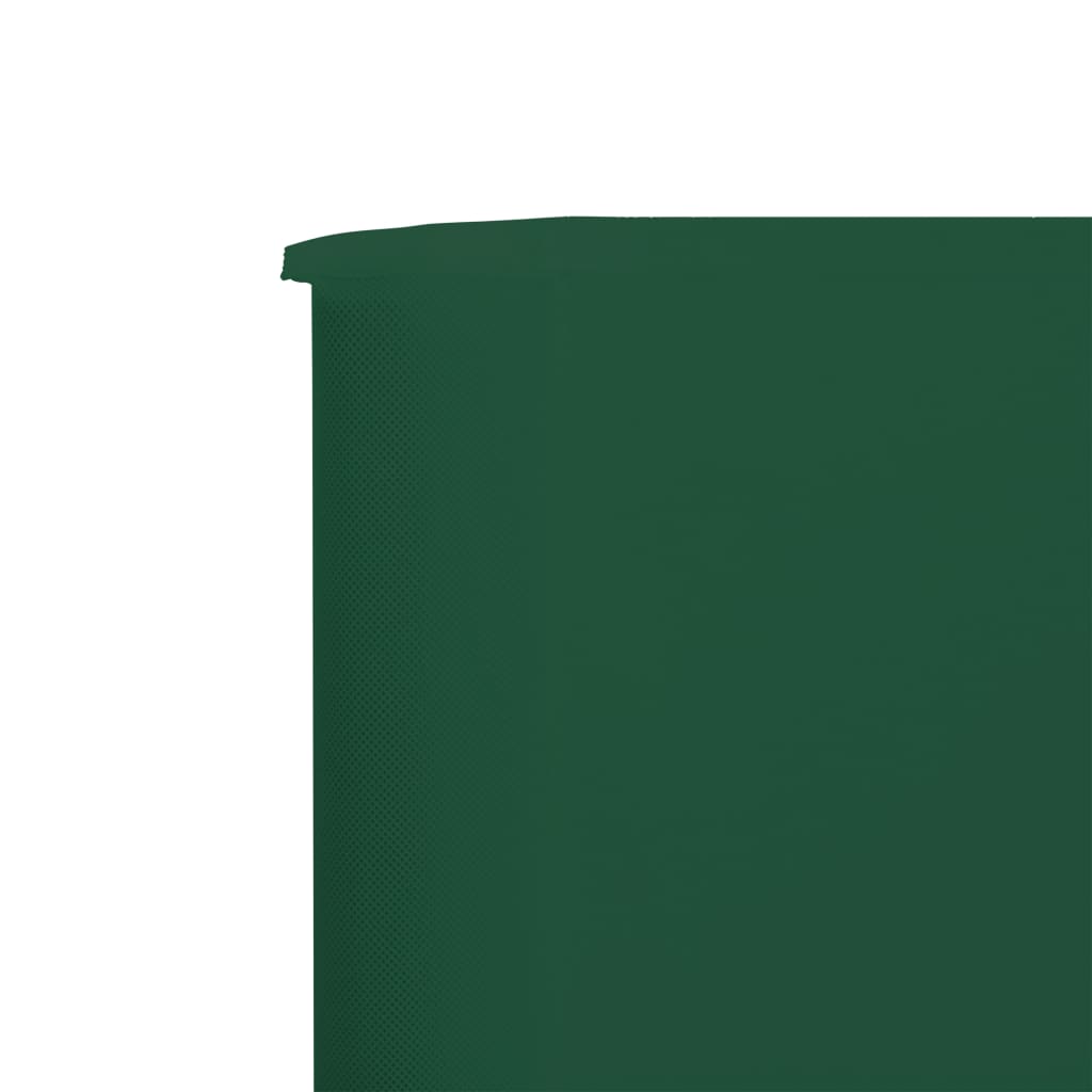 Windscherm 9-panelen 1200x160 cm stof groen is nu te koop bij PeponiXL, paradijselijk wonen!