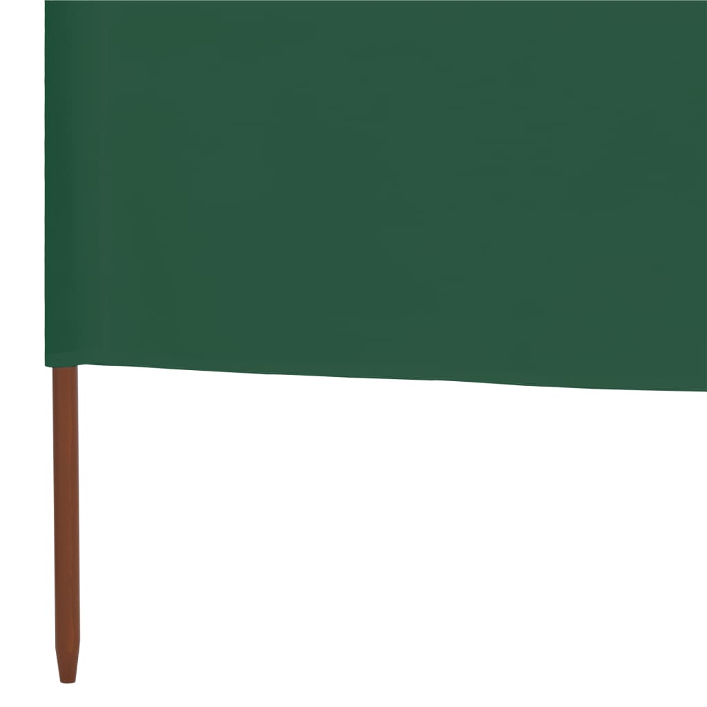 Windscherm 9-panelen 1200x160 cm stof groen is nu te koop bij PeponiXL, paradijselijk wonen!