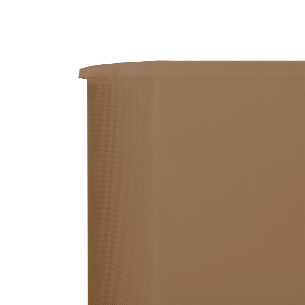 Windscherm 9-panelen 1200x160 cm stof taupe is nu te koop bij PeponiXL, paradijselijk wonen!