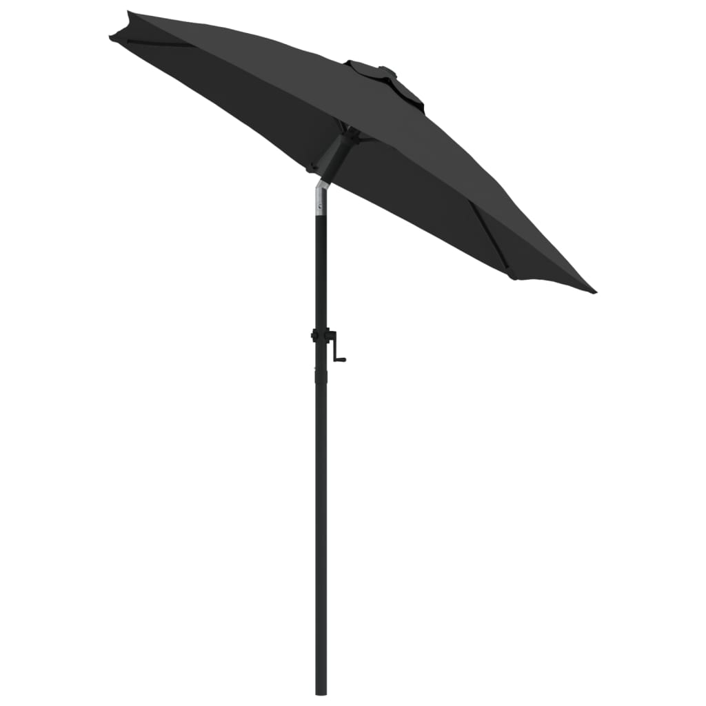 Parasol 200x224 cm aluminium antraciet is nu te koop bij PeponiXL, paradijselijk wonen!