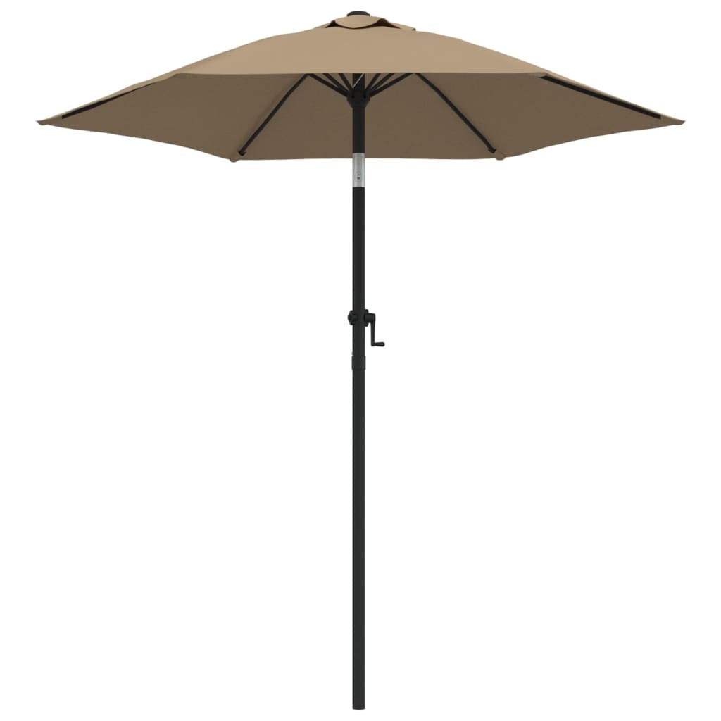 Parasol 200x224 cm aluminium taupe is nu te koop bij PeponiXL, paradijselijk wonen!