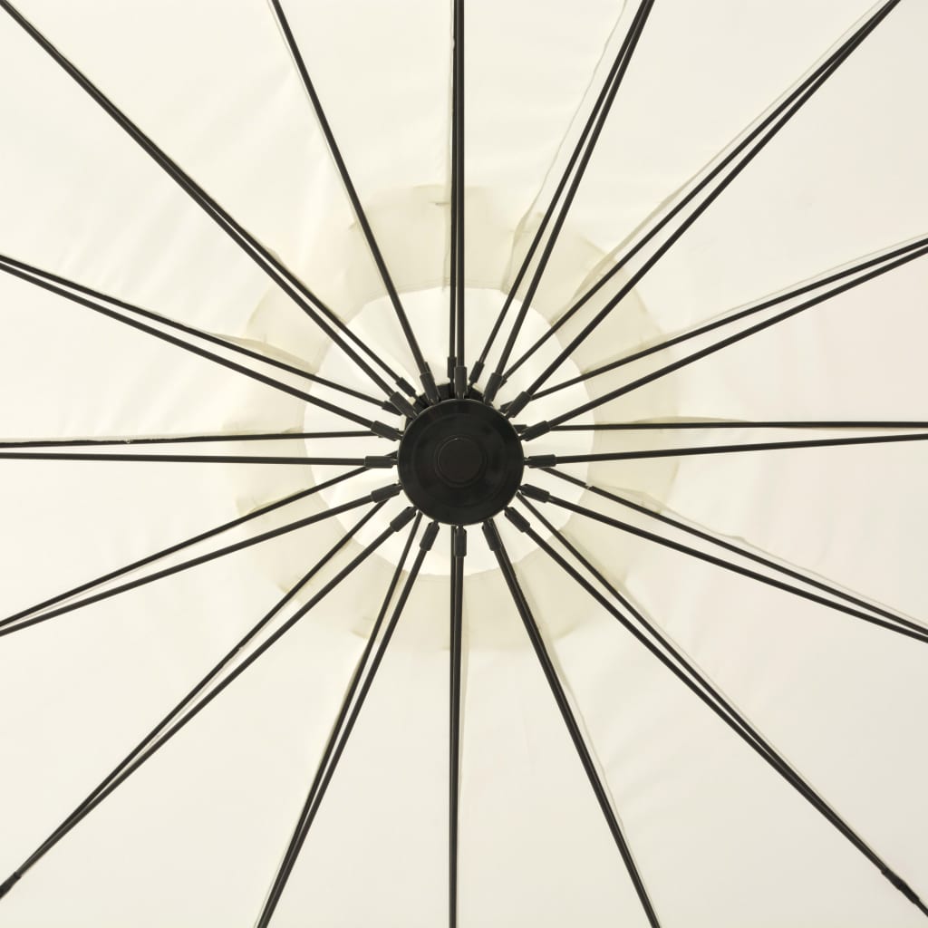 Zweefparasol met aluminium paal 3 m wit is nu te koop bij PeponiXL, paradijselijk wonen!