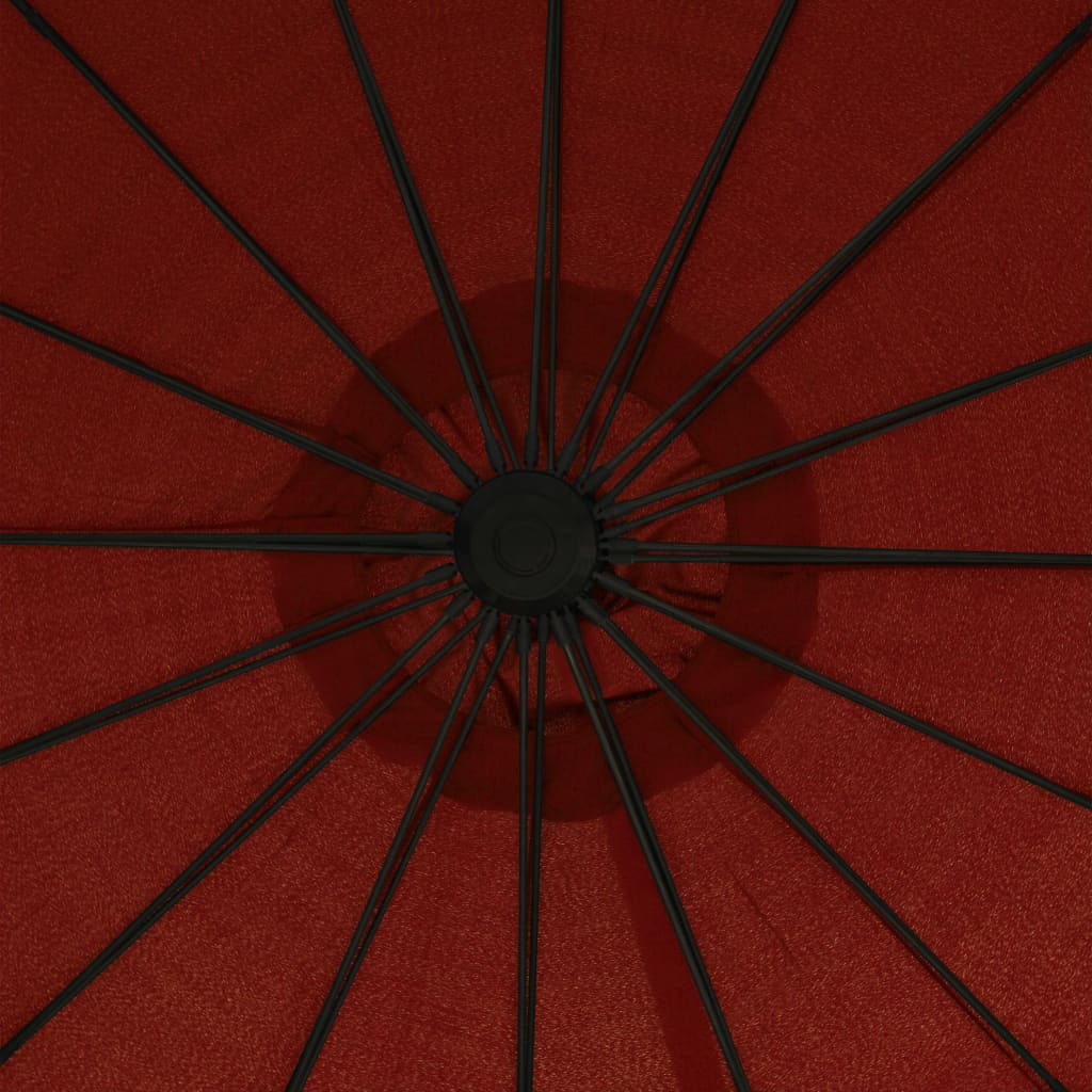 Zweefparasol met aluminium paal 3 m terracotta is nu te koop bij PeponiXL, paradijselijk wonen!