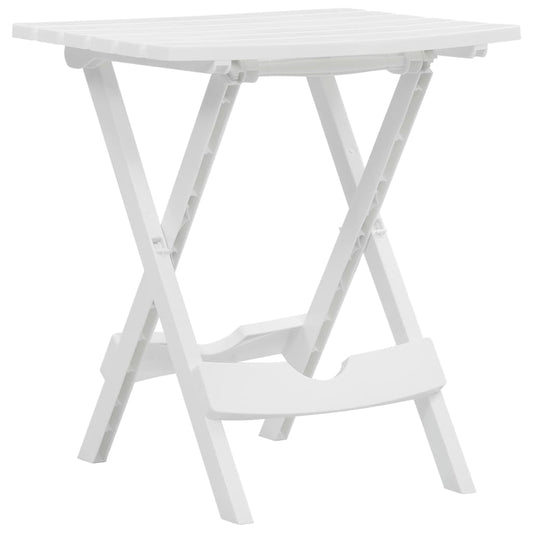 Tuintafel inklapbaar 44,5x38,5x50 cm wit is nu te koop bij PeponiXL, paradijselijk wonen!