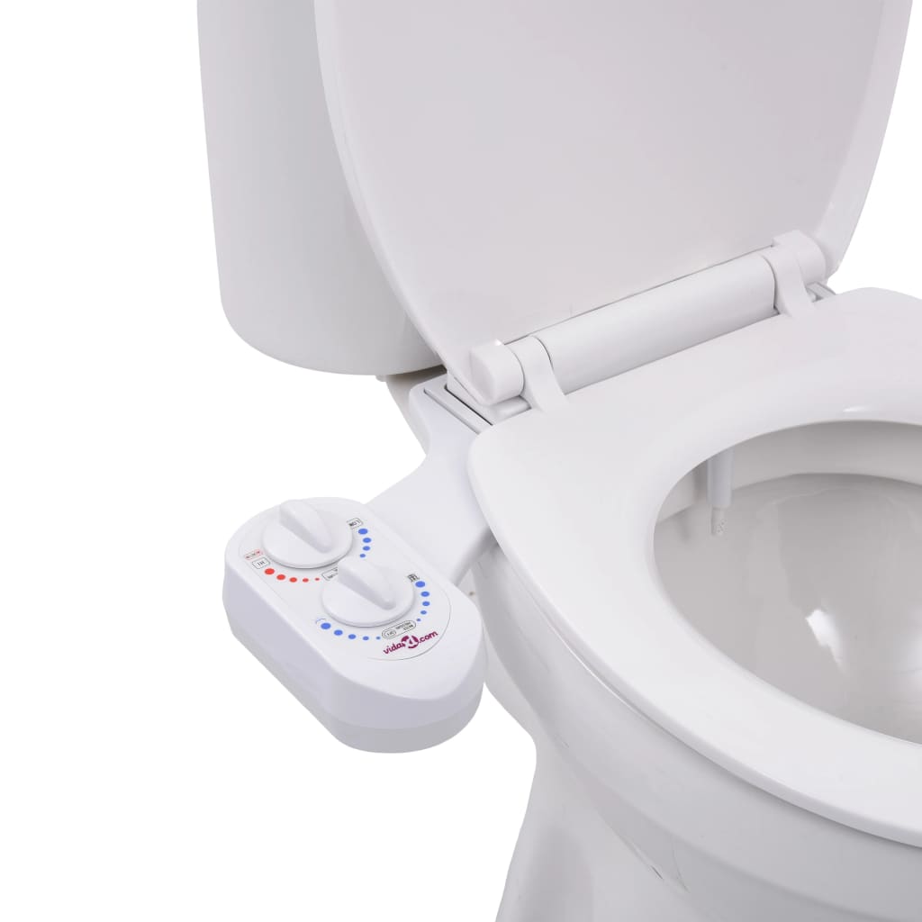 Bidetaansluiting voor toiletbril warm/koud water enkel mondstuk is nu te koop bij PeponiXL, paradijselijk wonen!