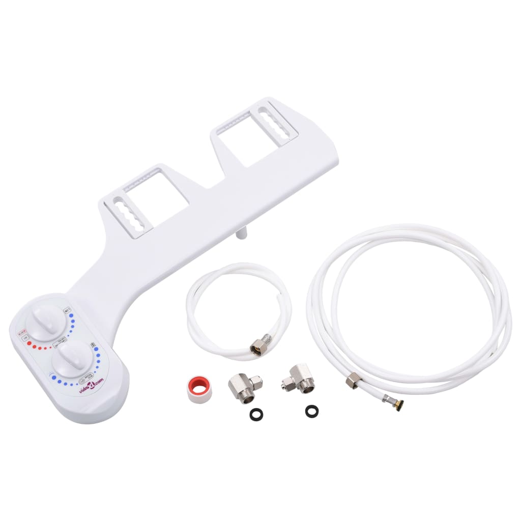 Bidetaansluiting voor toiletbril warm/koud water enkel mondstuk is nu te koop bij PeponiXL, paradijselijk wonen!