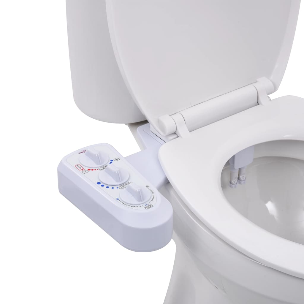 Bidetaansluiting voor toiletbril met dubbel mondstuk is nu te koop bij PeponiXL, paradijselijk wonen!
