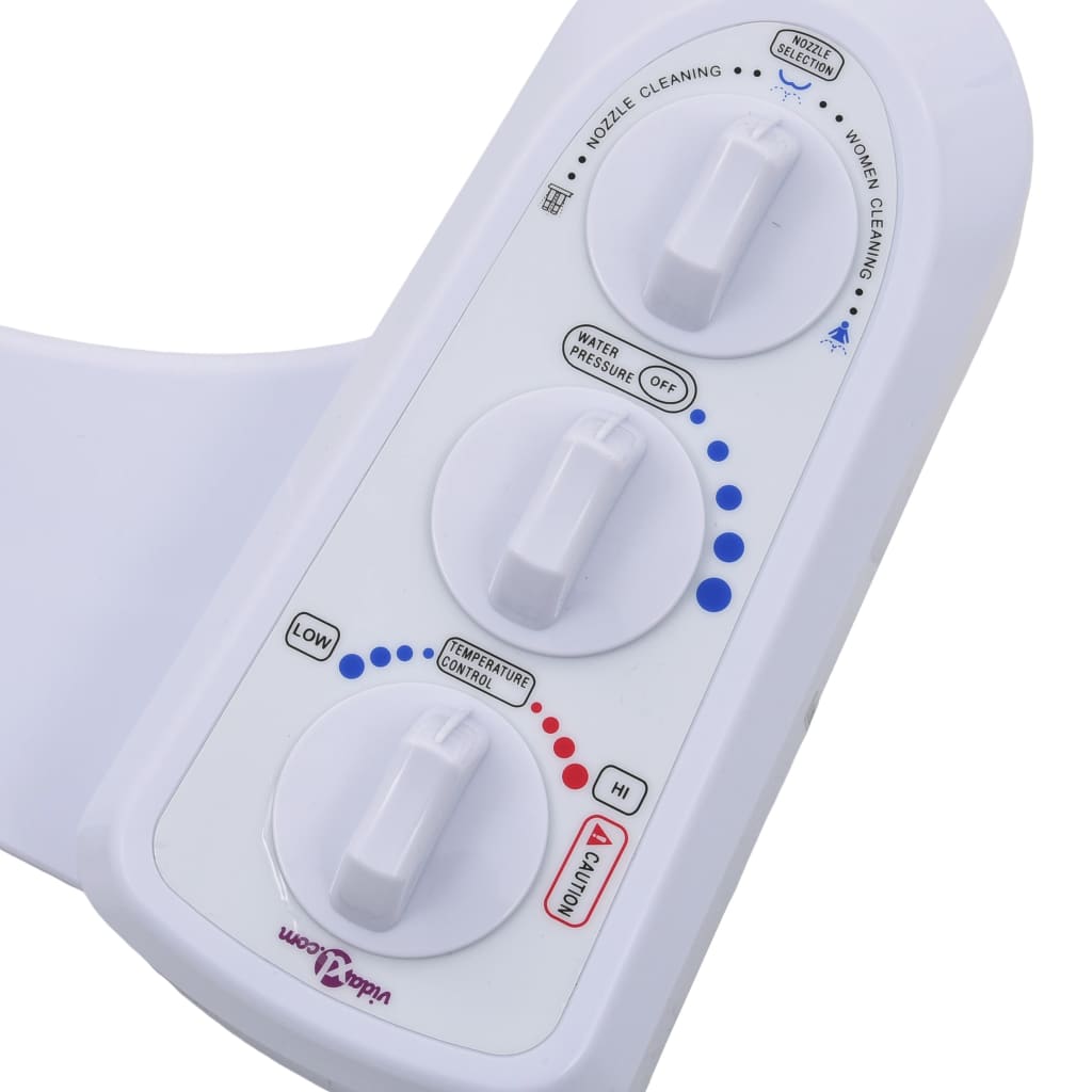 Bidetaansluiting voor toiletbril met dubbel mondstuk is nu te koop bij PeponiXL, paradijselijk wonen!