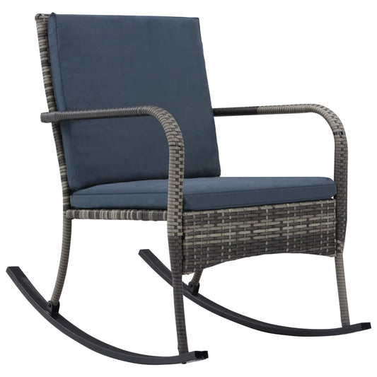 Tuinschommelstoel poly rattan antraciet is nu te koop bij PeponiXL, paradijselijk wonen!