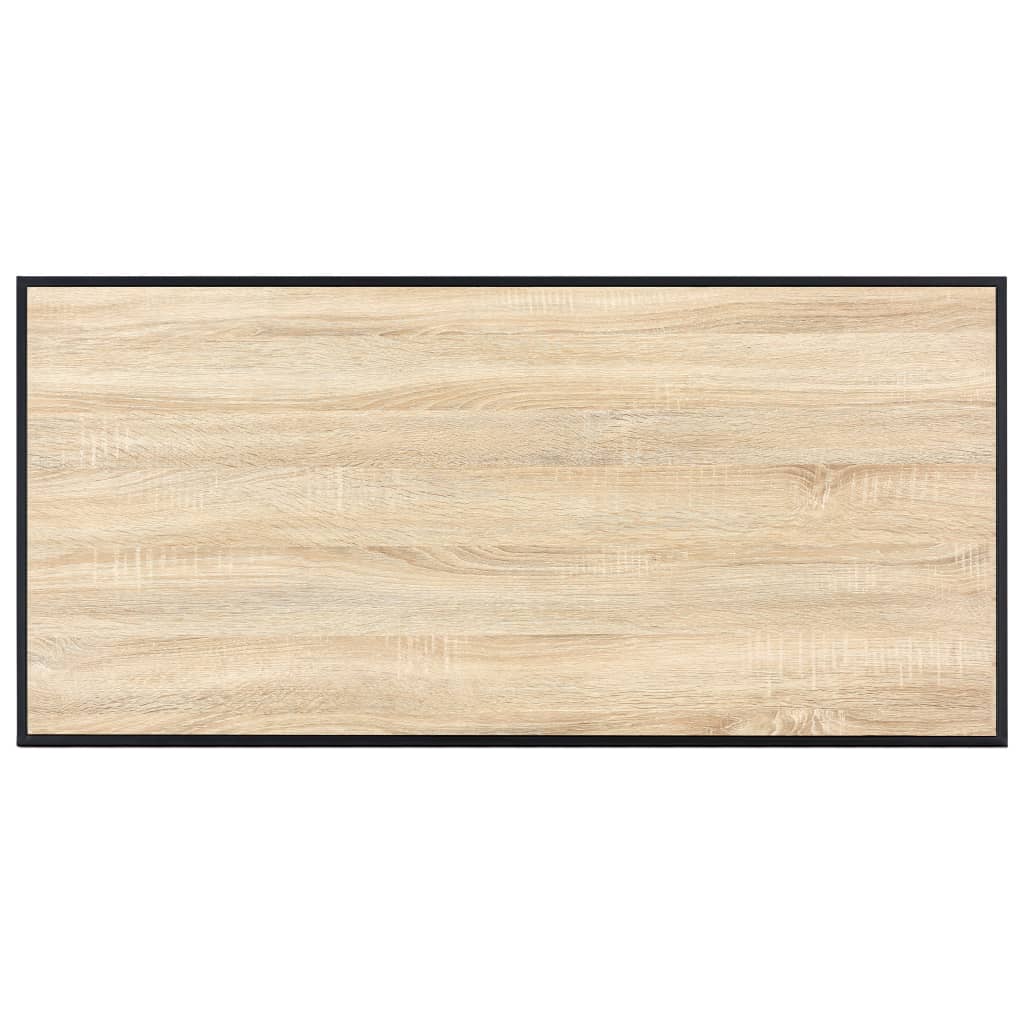 Eettafel 120x60x75 cm MDF eikenkleurig is nu te koop bij PeponiXL, paradijselijk wonen!