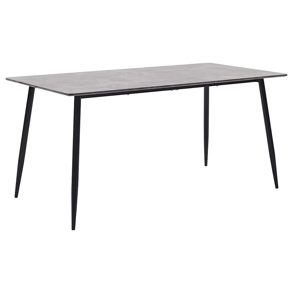 Eettafel 160x80x75 cm MDF grijs is nu te koop bij PeponiXL, paradijselijk wonen!