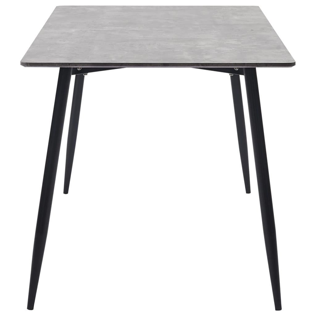 Eettafel 160x80x75 cm MDF grijs is nu te koop bij PeponiXL, paradijselijk wonen!