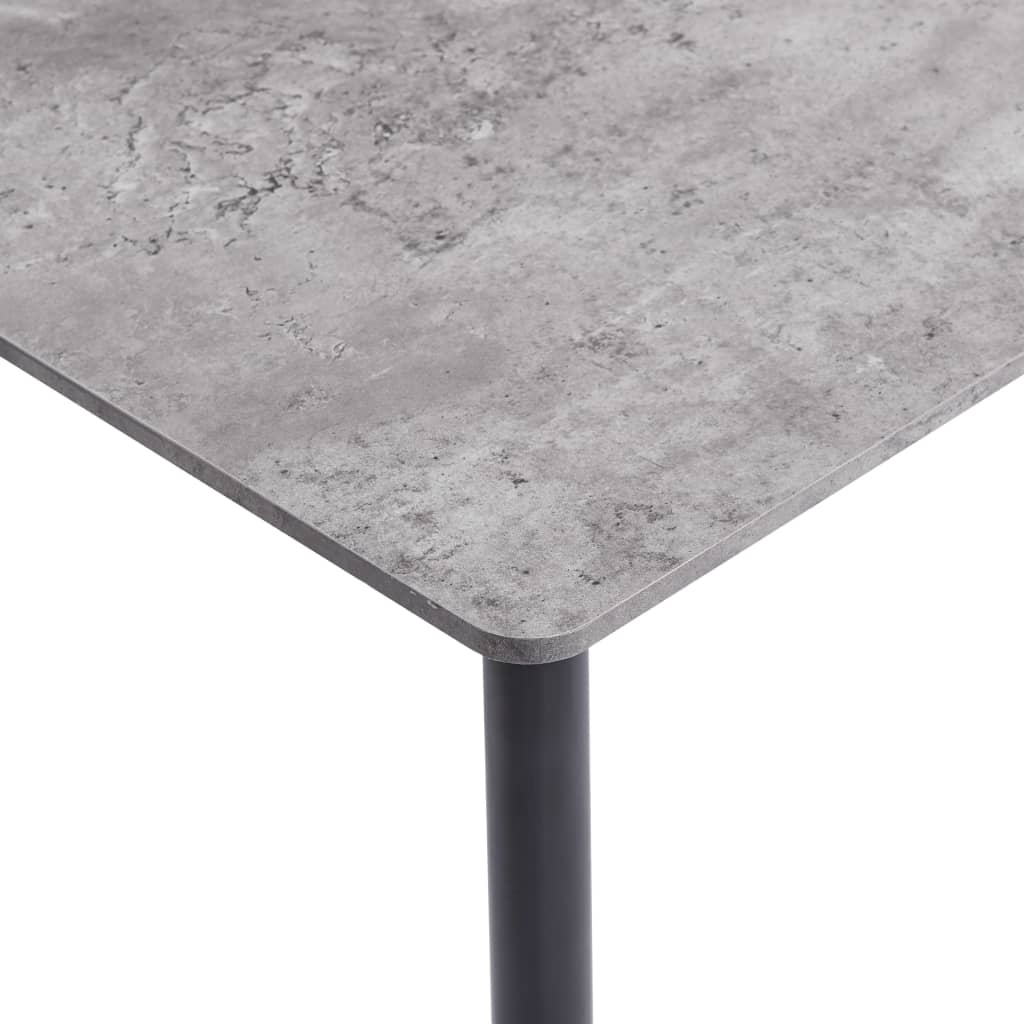 Eettafel 160x80x75 cm MDF grijs is nu te koop bij PeponiXL, paradijselijk wonen!