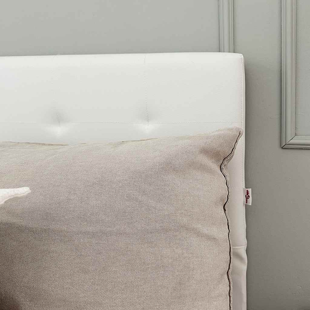Bedframe hydraulisch kunstleer wit 180x200 cm is nu te koop bij PeponiXL, paradijselijk wonen!