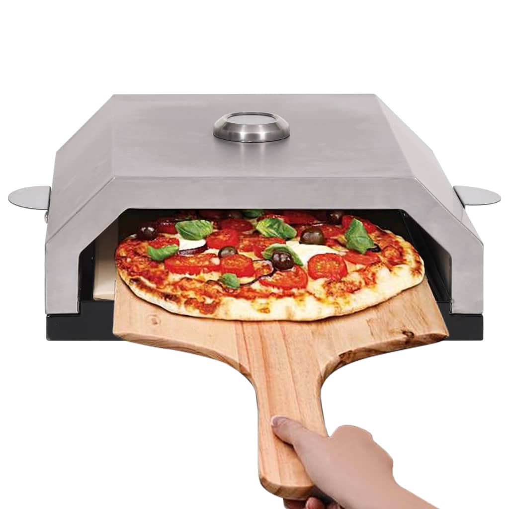 Pizzaoven met keramische steen voor gas-/houtskoolbarbecue is nu te koop bij PeponiXL, paradijselijk wonen!