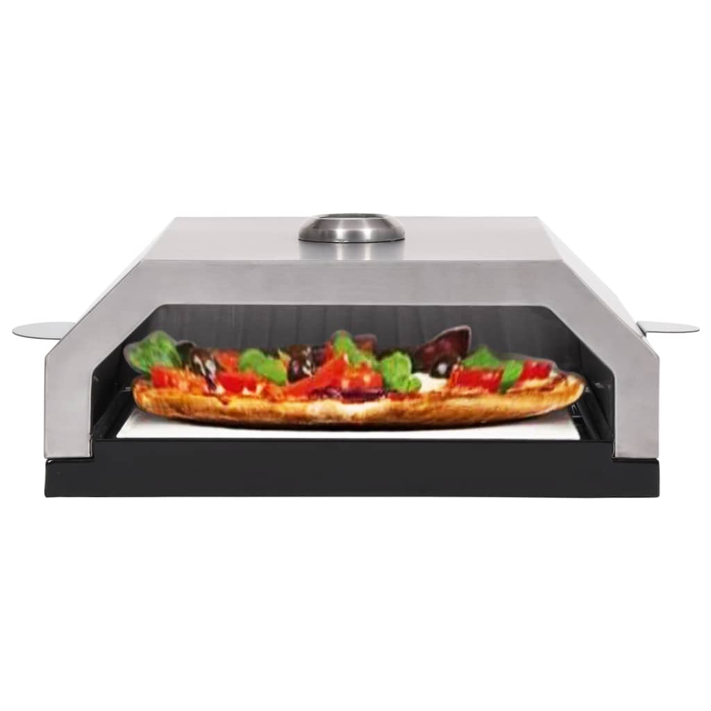 Pizzaoven met keramische steen voor gas-/houtskoolbarbecue is nu te koop bij PeponiXL, paradijselijk wonen!