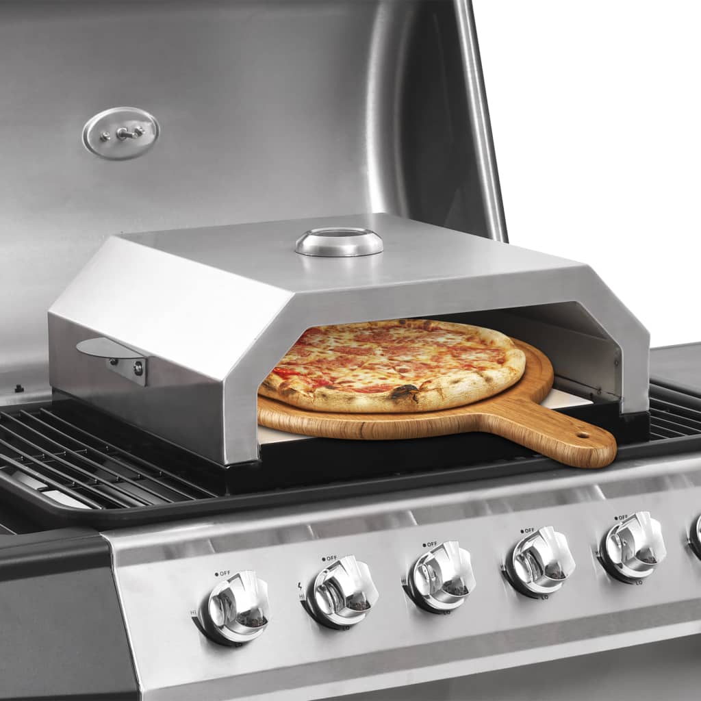Pizzaoven met keramische steen voor gas-/houtskoolbarbecue is nu te koop bij PeponiXL, paradijselijk wonen!