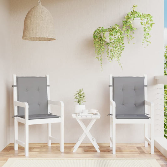 Tuinstoelkussen lage rug 2 st oxford stof antraciet is nu te koop bij PeponiXL, paradijselijk wonen!