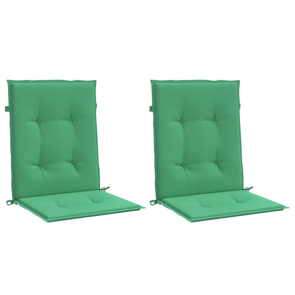 Tuinstoelkussens lage rug 2 st 100x50x3 cm oxford stof groen is nu te koop bij PeponiXL, paradijselijk wonen!