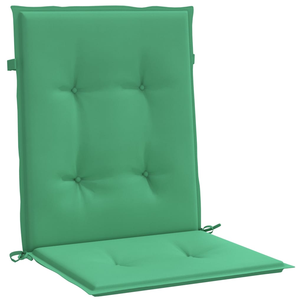 Tuinstoelkussens lage rug 2 st 100x50x3 cm oxford stof groen is nu te koop bij PeponiXL, paradijselijk wonen!