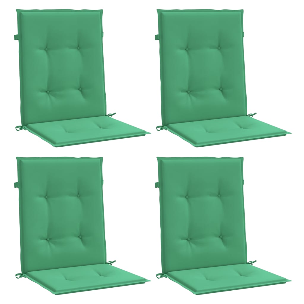 Tuinstoelkussens lage rug 4 st 100x50x3 cm oxford stof groen is nu te koop bij PeponiXL, paradijselijk wonen!