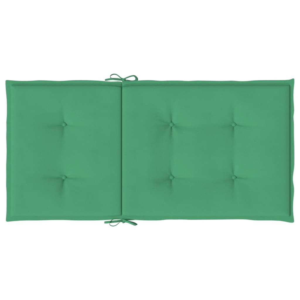 Tuinstoelkussens lage rug 4 st 100x50x3 cm oxford stof groen is nu te koop bij PeponiXL, paradijselijk wonen!