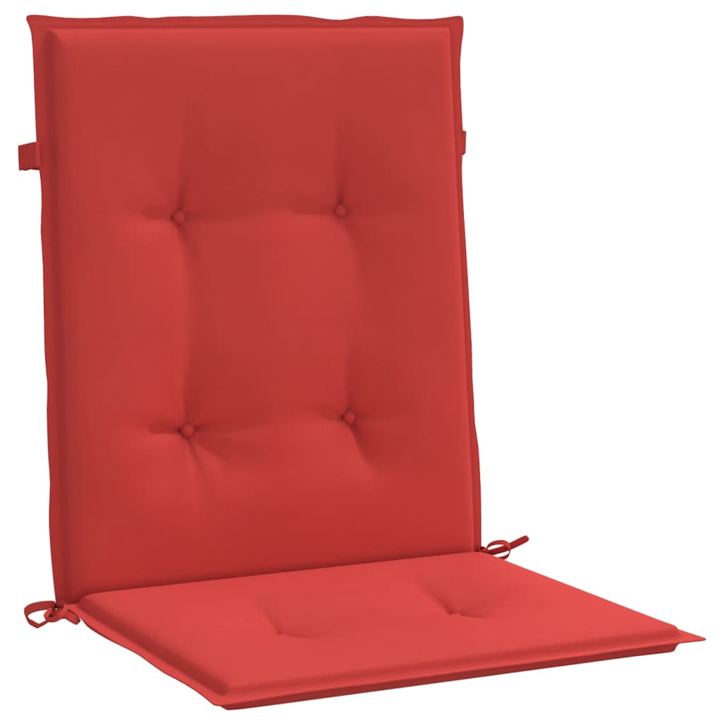 Tuinstoelkussens lage rug 2 st 100x50x3 cm oxford stof rood is nu te koop bij PeponiXL, paradijselijk wonen!