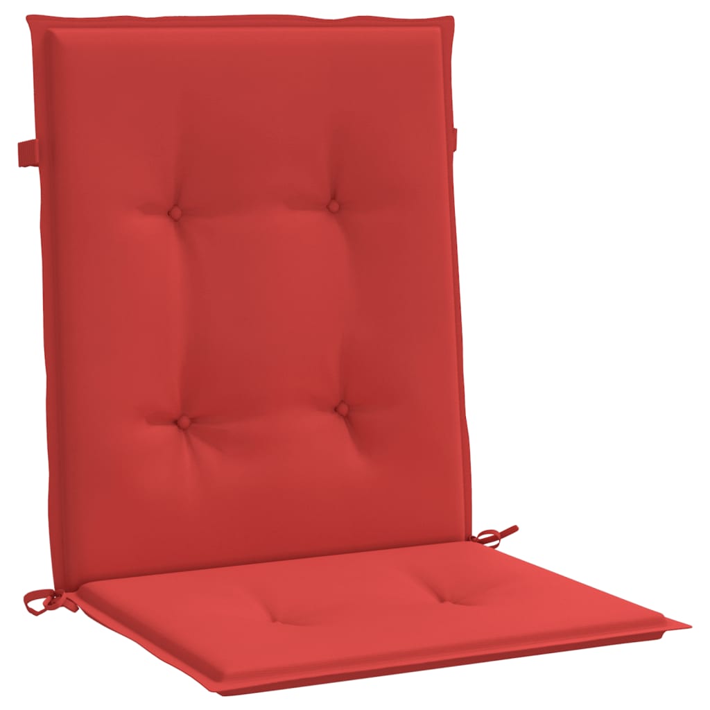 Tuinstoelkussens lage rug 2 st 100x50x3 cm oxford stof rood is nu te koop bij PeponiXL, paradijselijk wonen!