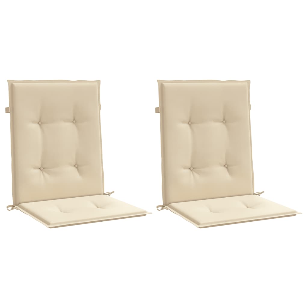 Tuinstoelkussens lage rug 2 st 100x50x3 cm oxford stof beige is nu te koop bij PeponiXL, paradijselijk wonen!